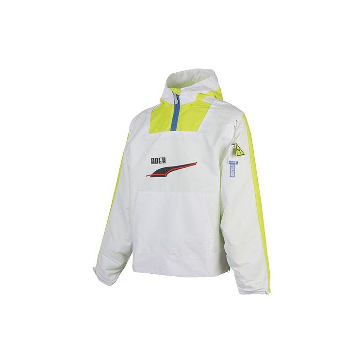 Puma X Ader Error Colorblock Hooded Woven Pullover Jacket Unisex Tops White 595535-02