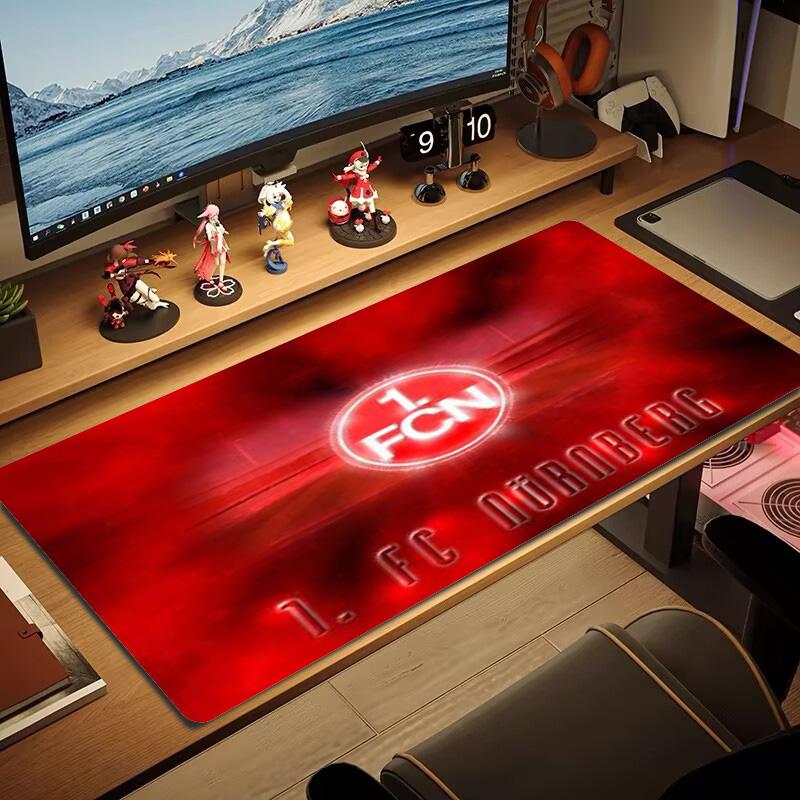 Tapis de souris Couleur 1.FC Nürnberg Coussin de table de jeu Grand Antidérapant Ordinateur portable Tablette Grande Sourispad XXL Tapis Mini PC Tapis de jeu Avec bordure bloquée
