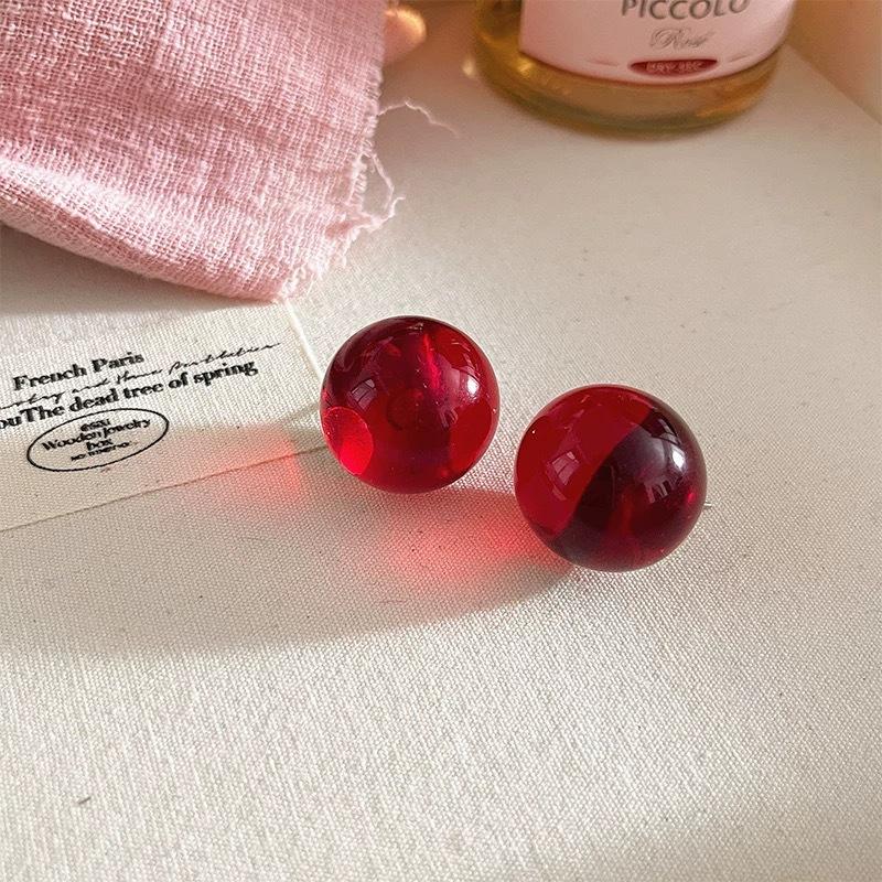 

Summer Color Bead Earrings Girls Niche Design Earrings Temperament Atmospheric Earrings Earrings New Accessories