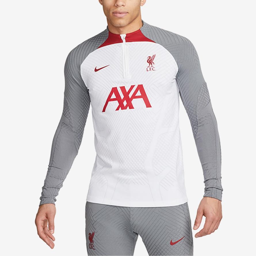 Nike Liverpool 2022-23 Strike Elite MóDna LežéRna PáNska Futbalová KošEľA S DlhýM RukáVom A StojacíM Golierom Sivá Biela DR4496-101 Xl-image