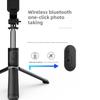 White Fill Light Phone Selfie Stick Portable Handheld Bluetooth Selfie Stick Extendable Adjustable Telescopic Selfie Stick Home