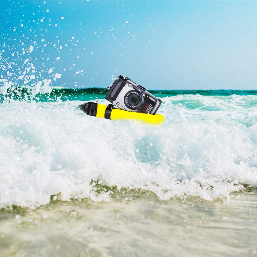 Yellow Orange Floating Straps for Olympus GoPro Fujifilm Nikon Panasonic FT3 2-Pack + TG-6, TG-5, TG-4, TG-870, HERO7, HERO6, XP140, XP130, XP120,