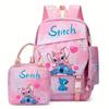 Student Schoolbag Three-Piece Large-Capacity Backpack Lunch Bag Pencil Case Diy