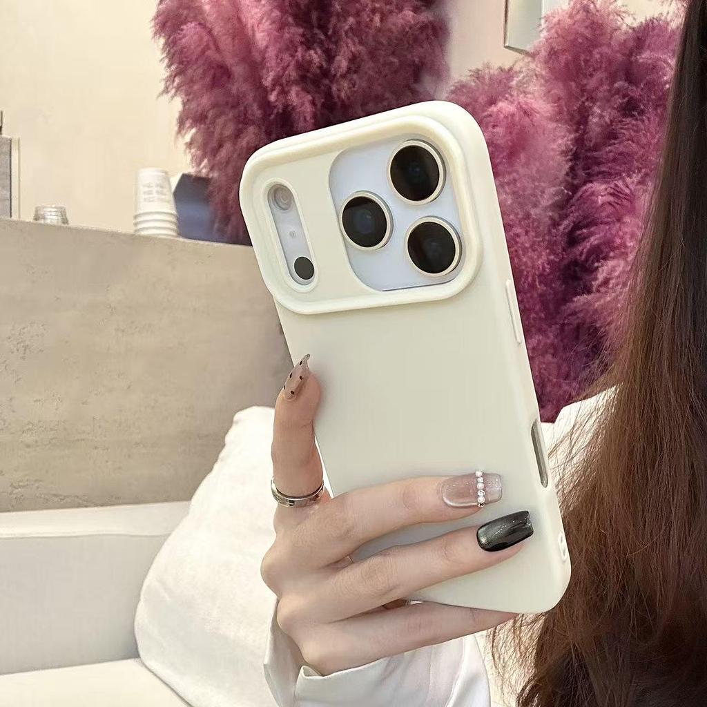 Thickened Liquid Silicone Case for iPhone 17PM – Simple, Colorful & Solid