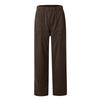 Women's Casual Colour Elastic Waist Straight Casual Pants With Pockets