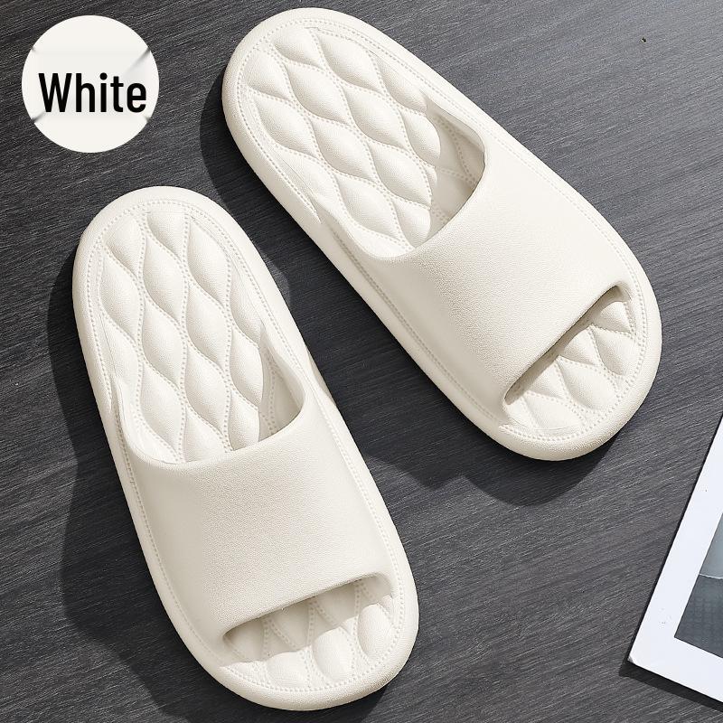 

Large Size Non-Slip Summer Slippers for Men & Women - Indoor, Hotel, Bathroom Use 30-31 (approx. 19cm inside)