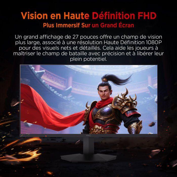 Gaming PC Monitor - HKC - 27" - FHD - 240Hz - Fast IPS Panel - 1ms - G27H3D