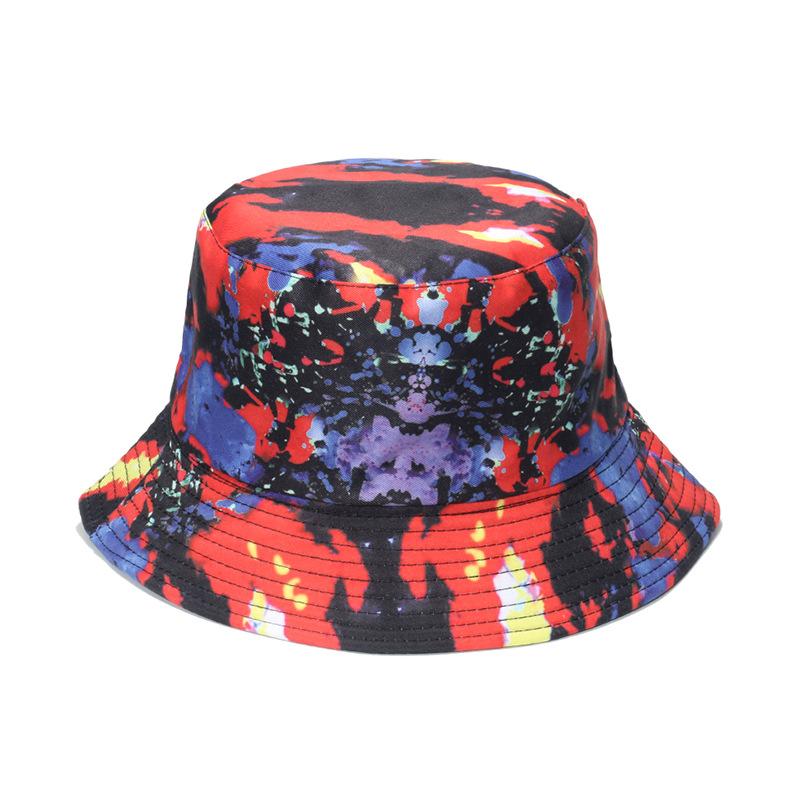 European American And Pot Hat 3d Color Printed Fisherman Hat Shade Sun Hat