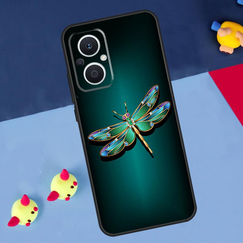 

Животное Стрекоза Арт Для OPPO Reno 14 13 12 11 10 Pro 8T 11F 12F 13F 14F 7 8 Lite OPPO Find X8 X6 X5 X9 Pro Чехол OPPO Find X5