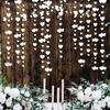 4m Hanging Love Streamer Romantic Glitter Wedding Garland Paper Easy To Install Love Heart Hanging Curtain Engagement