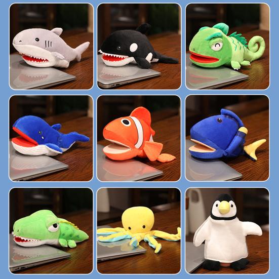 Relieve Boredom Funny Stylish Soft Cartoon Plush Toy Pretend Telling Story Doll Hand Puppet
