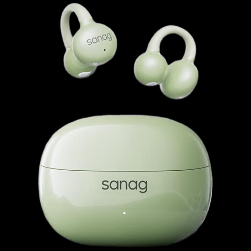 SANAG Z60S Wireless Open-Ear Clip-On Bluetooth Headphones