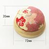 Wooden Bottom Base Needle Pin Cushion Pillow Sewing Craft Stitch DIY Holder Tool