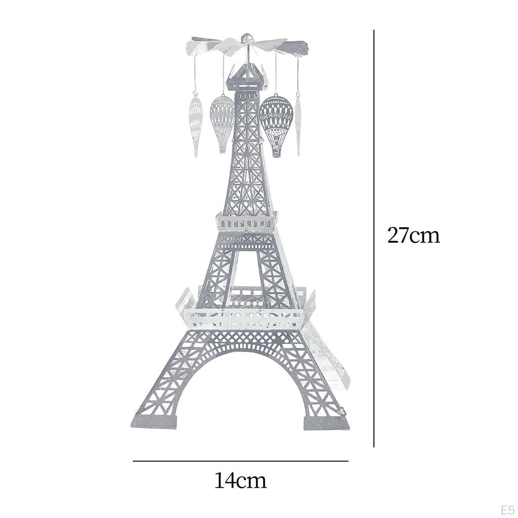 Figurine Rotating Candlestick Tabletop Centerpiece Wedding Gift Elegant