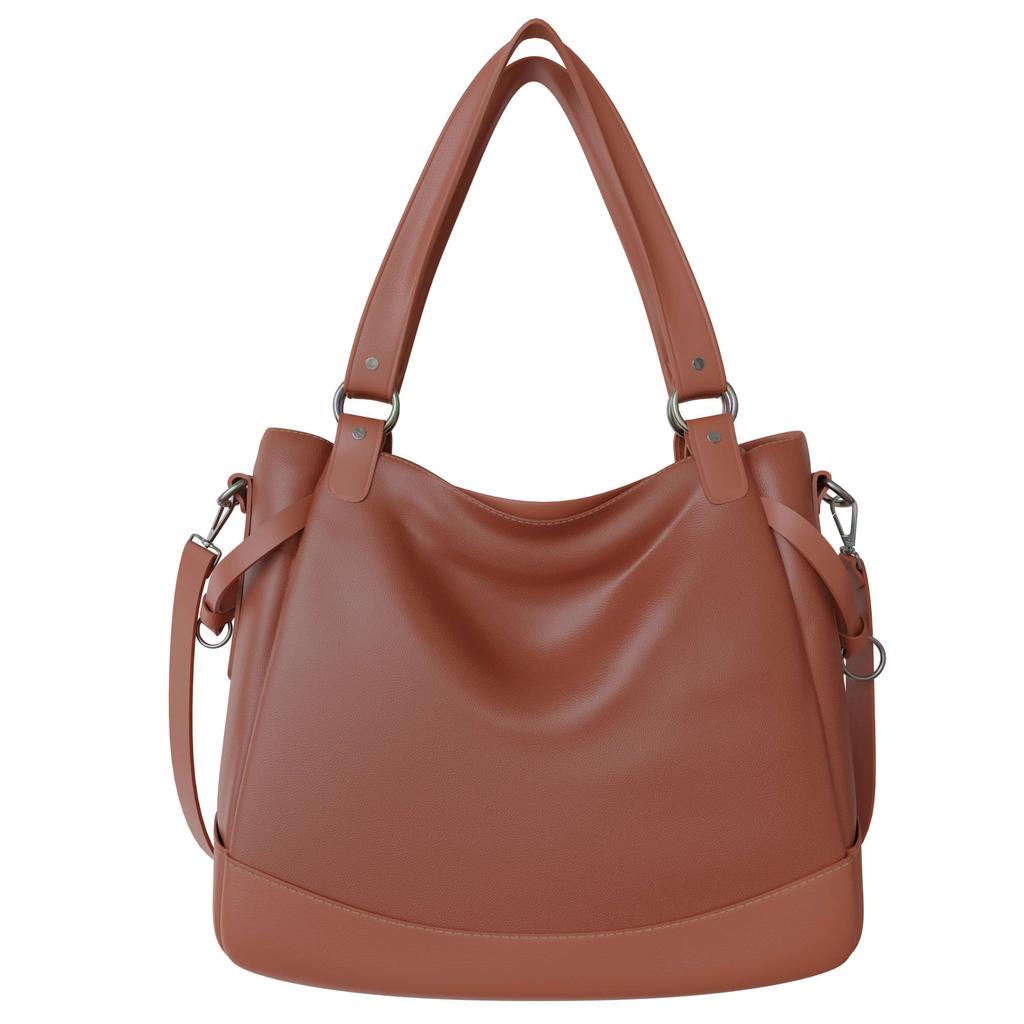 Damen Vegane Shopper Tasche Hobo Bag Umhänge Tasche