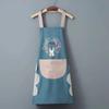 High-Quality Waterproof PVC Apron – Summer Thin Style, Hand-Wipable, Cute & Fashionable Halter Neck Design