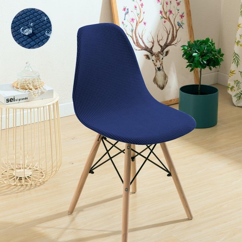 

Waterproof Chair Home Textile Cover Short Back Arc Design Guest Club Cover Home Bar Hotel Party Banquet Decorative Chair Cover 1pc
