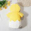 Chick Costume for Babies One-Piece Jumpsuit Cotton Blend Soft Breathable Newborn Outfit with Detachable Hood Easter Party Photography