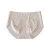 Thin Underwear Women Comfortable Breathable Girls No Trace Matching Color Middle Waist Antibacterial Briefs