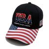 Hat Embroidered American Flag Brim Printed Baseball Cap Classic American Usa Embroidered Cap