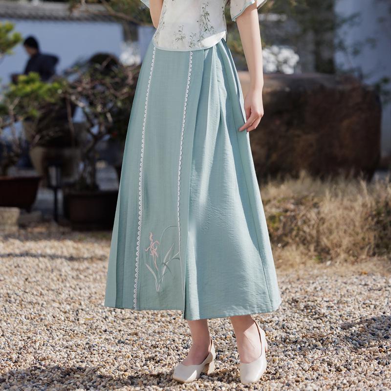 Top Cheongsam cu mâneci medii în stil retro chinezesc pentru femei, vara 2025