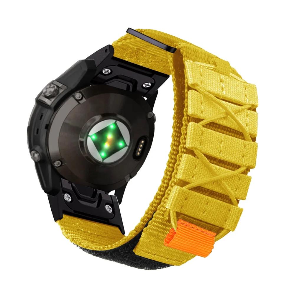 22mm 26mm Nylon Loop Strap for Garmin Fenix  7 6 Pro 7X 6X Pro 5X 5X Plus Epix Pro/Tactix SmartBand Bracelet Watch Accessories