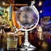 Globe Shaped Beer Beverage Drink Pourer Container 3.5L Club Party Accessory Globe Shape Dispenser Beer Drink Dispenser for Home