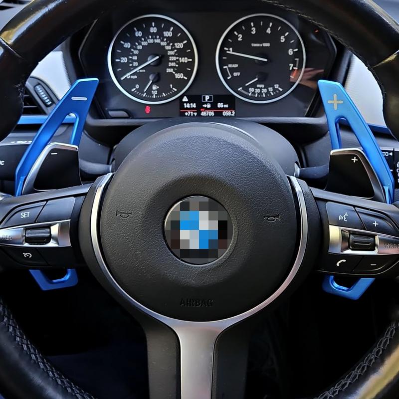Car Steering Wheel Paddle Shifter Extension For BMW F30 F31 F32 F10 F20 F22 F15 F16 X1 X3 X4 X5 X6 1/2/3/4/5/6/7 Series Aluminum
