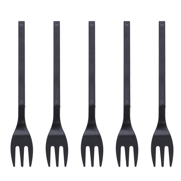 Buy 100pcs Cake Forks Plastic Disposable Children's Cake Forks for