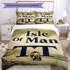 Isle Man Tt Comforter Cover Set Perfect for Playroom Machine Washable Perfect Gift for Friends & Family