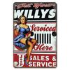 Vintage Metal Sexy Girl Pin Up Girls Plaque Tin Signs Cola Beer Airplane Metal Poster Retro for Bar Pub Club Home Wall Art Decor