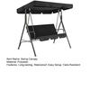 1 Set Sallanan Sandalye Tente Veranda Sallanan Koltuk Tente Ve Sandalye Kılıfı Su Geçirmez Sallanan Tente Yedek Parçası 2/3 Kişilik Veranda Sallanan Sandalye İçin