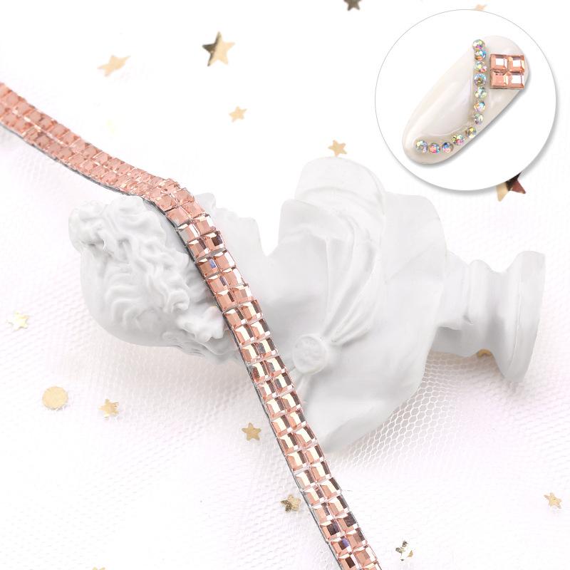 [Clearance, No Return Or Exchange] Nail Art Chain Drill Three-Dimensional Nail Decoration Can Be Cut Arbitrarily