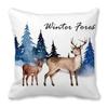 Christmas Themed Pillowcases Car Accessories Office Santa Claus Living Room Sofa Home Pillowcases