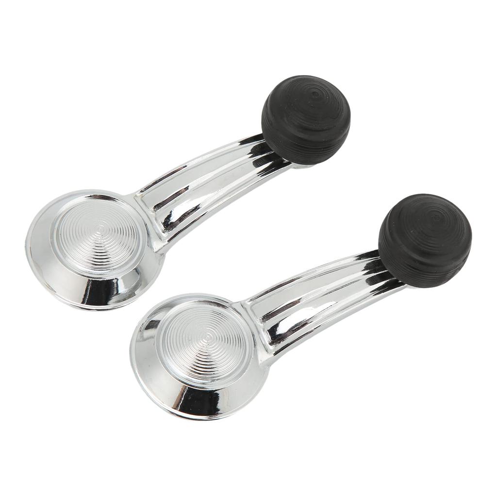 Window Crank Handle Winder, 2 Door Window Crank Handle Metal Chrome Replacement for Cadillac Cimarron Eldorado
