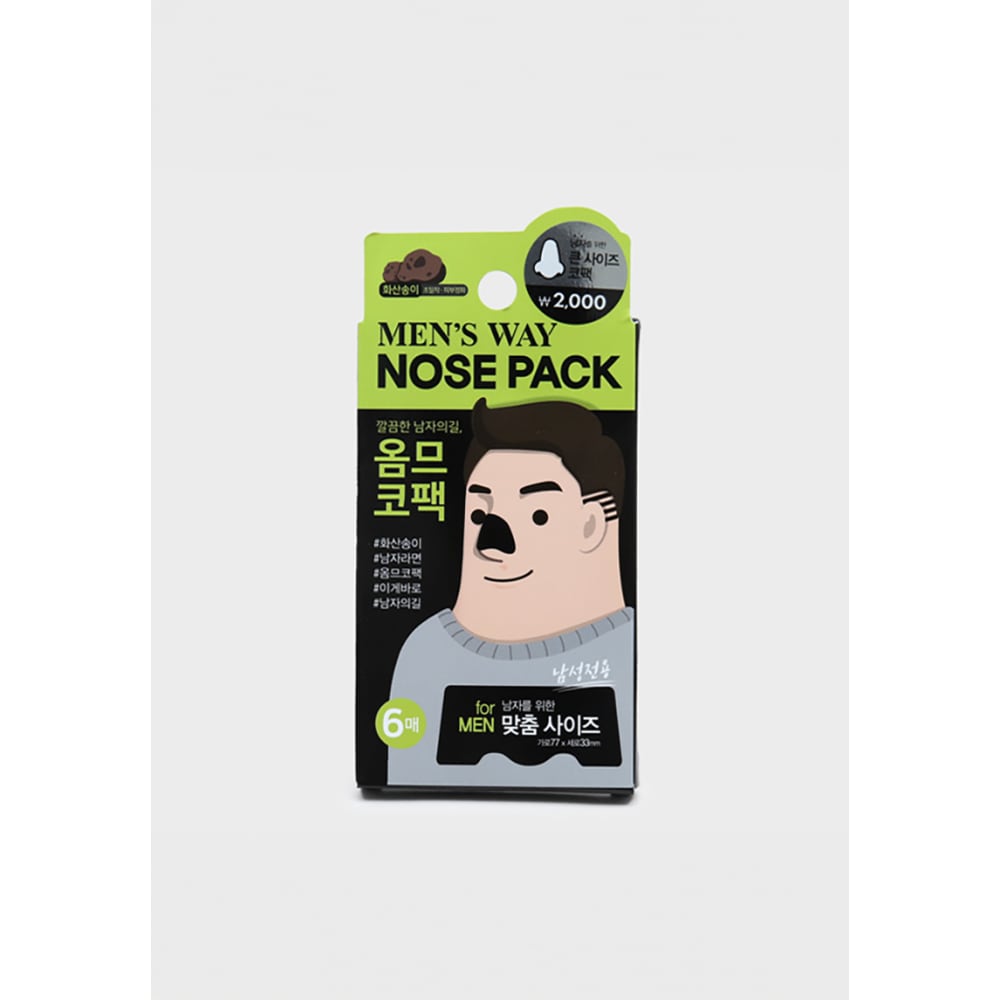 Men s Volcanic Clay Nose Pore Strips - 6 Count 1ea
