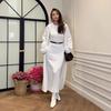 Autumn 2025 European & American Women's Wool Long Sleeve Knit Dress