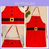 Christmas Apron For Adults And Children Polyester European American Style Holiday Party Wear