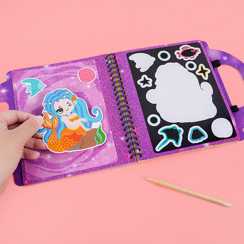 First-Class Kid High-Standard Scratch Top-Grade Art Top-Grade Play Collection Kit Superior-Grade Colouring Superior-Grade Book Self-Assembly