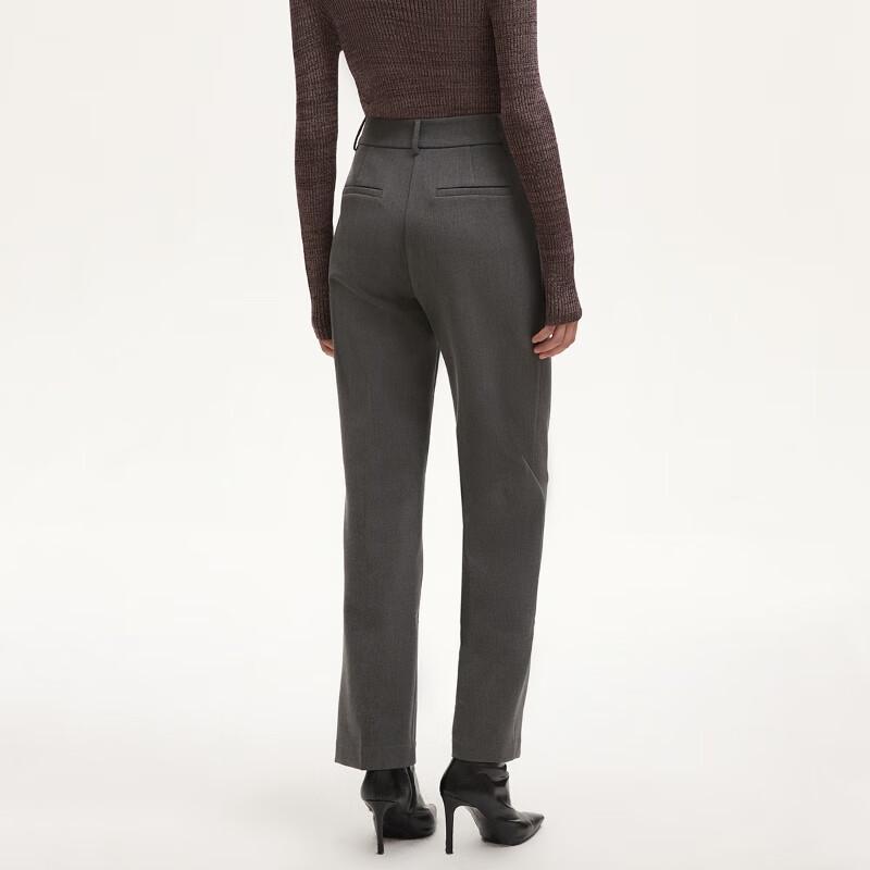 VEROMODA Women's Mid-Waist Straight-Leg Ankle Pants