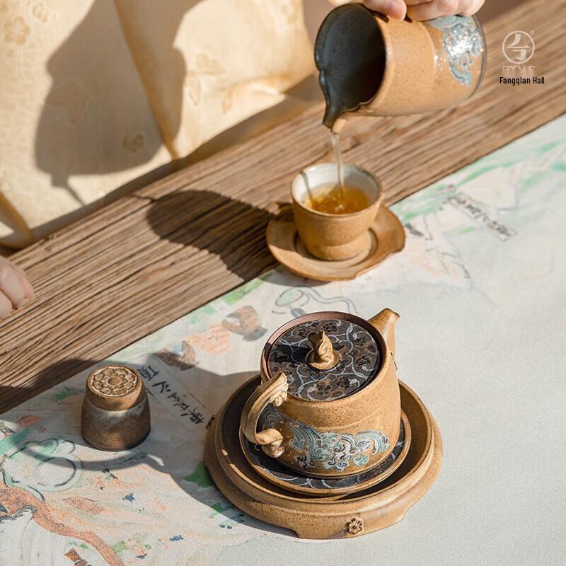 Wanqiantang Edenus Dunhuang Co-branded Ceramic Tea Set