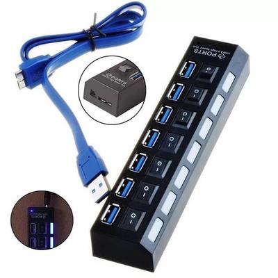 Meistverkaufter 7-Port USB 3.0 Hub mit unabhängigen Schaltern