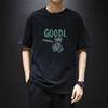 Teenage Students Short-sleeved T-shirt Loose Tide Models Tops Men's T-shirt Fashion Printing Tops