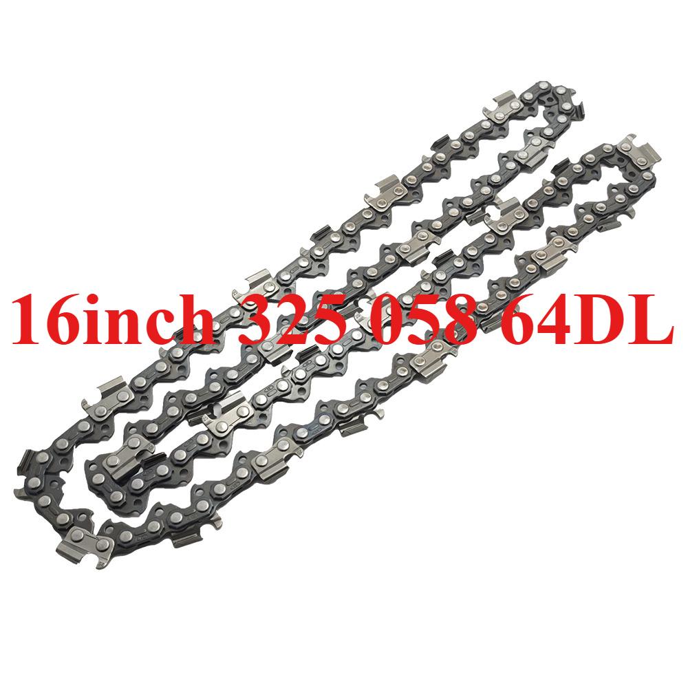 

16/18/20 Inch Chainsaw Chain Guide Bar .325 Pitch .058 Gauge 64/72/76 Drive Links for Husqvarna Oregon Stihl Echo