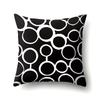 Polyester Pillow Case Geometric Decoration Home Petal Strip Printed Cushion Cover Bedside Cushion Cover Waist Cushion Cover
