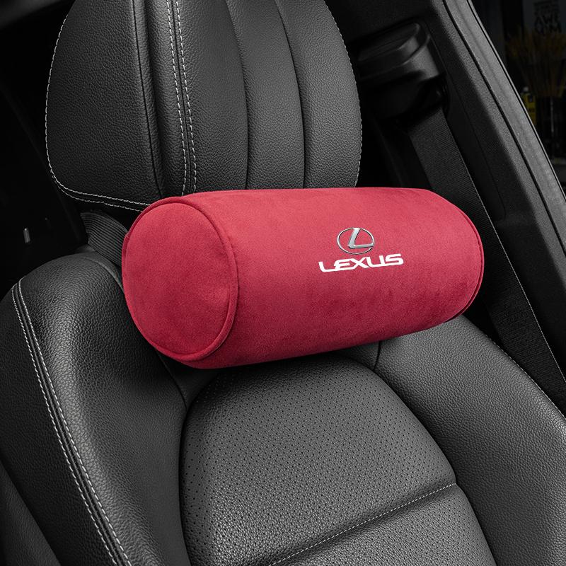 Car Seat Cylindrical Headrest Memory Cotton Neck Pillow For Lexus F SPORT GX460 Ct200h IS250 ES 220D IS200 Fsport GS GX IS LS LX AFG1