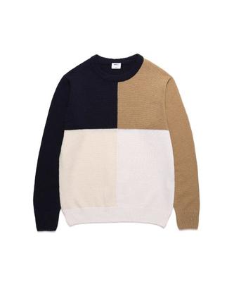 Wissi Square Block Knit_Beige (Wdep201)