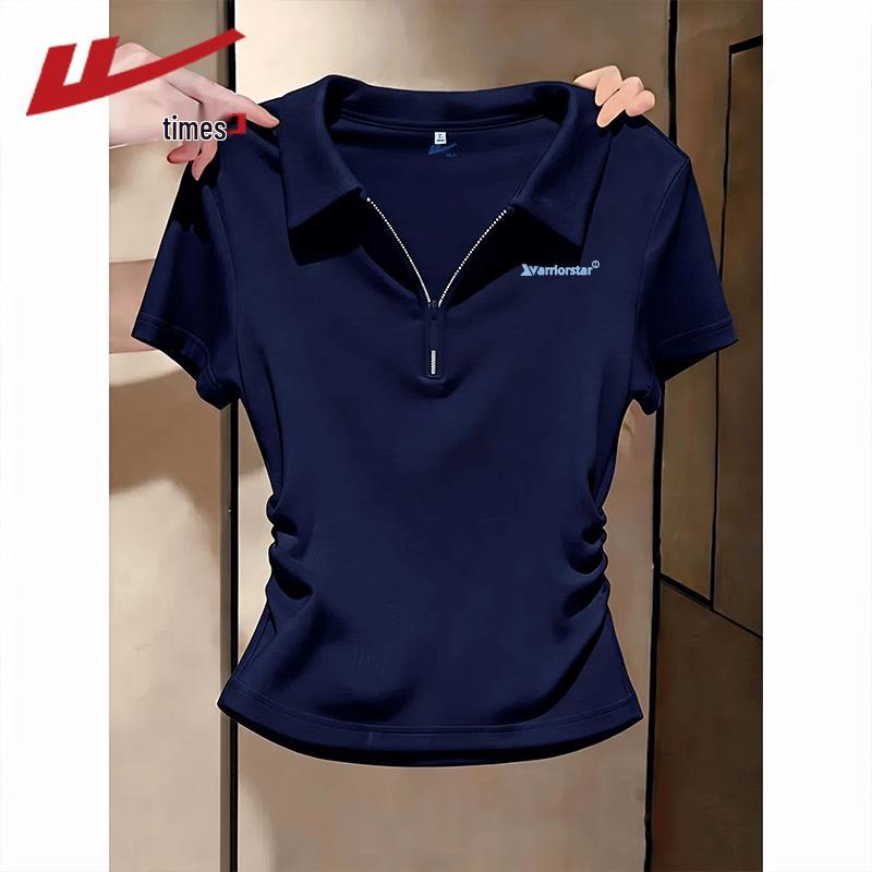 Warrior Women s Half-Zip Short Sleeve T-Shirt XL