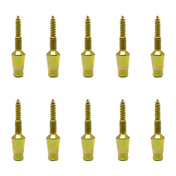 Набор из 10 прочных дверных петель, защитных винтов, защитных винтов из углеродистой стали, штифтов для входных дверей дома и офиса 1