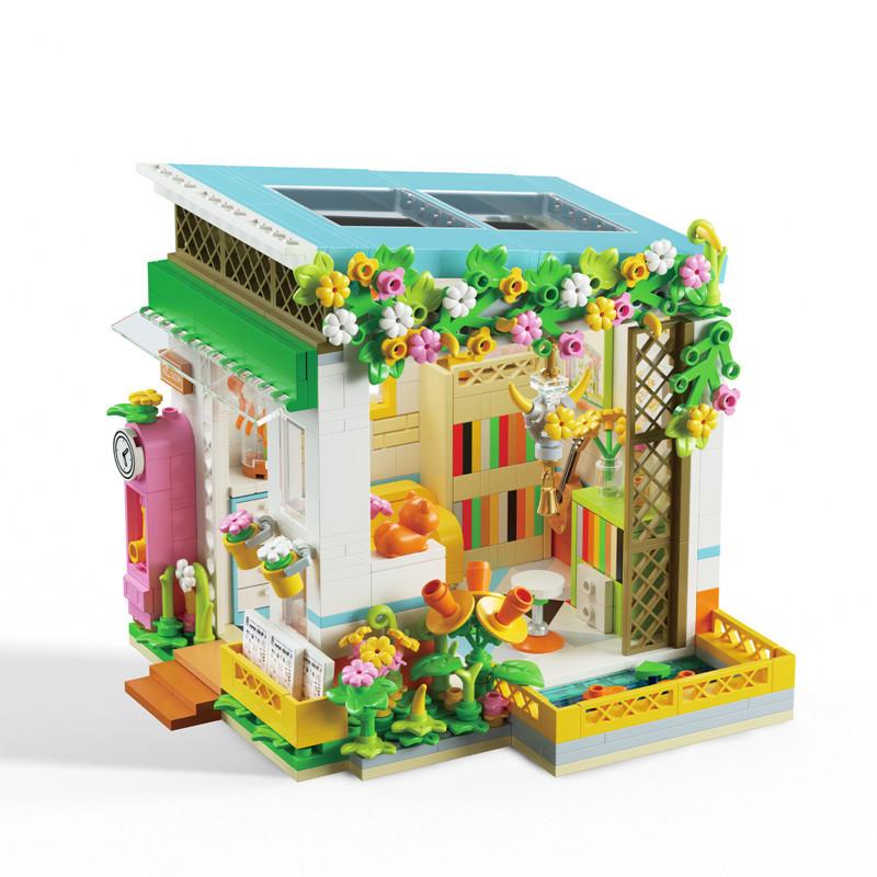 Compatible Lego Building Block Mini City Building Street View Snack Street Puzzle Children'S Toys Boys And Girls Institutional Gifts